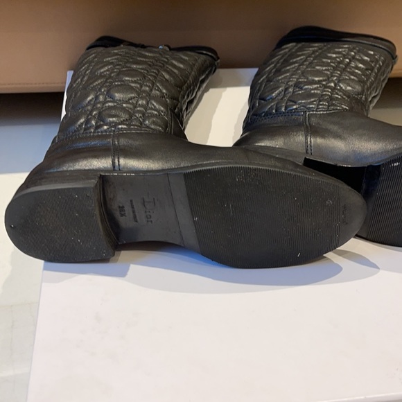 Women’s Dior leather Knee-High Buckle Boots - Picture 7 of 9